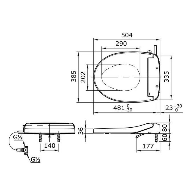 Toto Eco Washer Tcw07S / Tutup Closet Toto Tcw07S Eco Washer