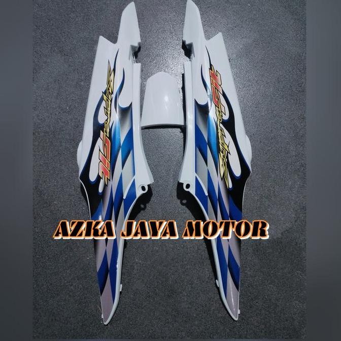 Body Supra Fit New Putih Biru + Striping Supra Fit R biru 2006