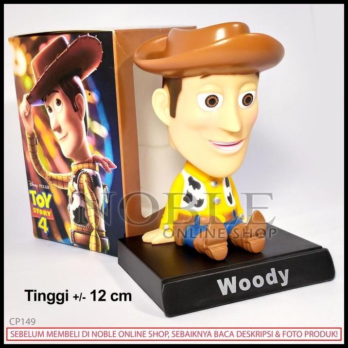 WOODY BOBBLEHEAD FIGURE KOBOI TOY STORY MAINAN HIASAN CAR DASHBOARD