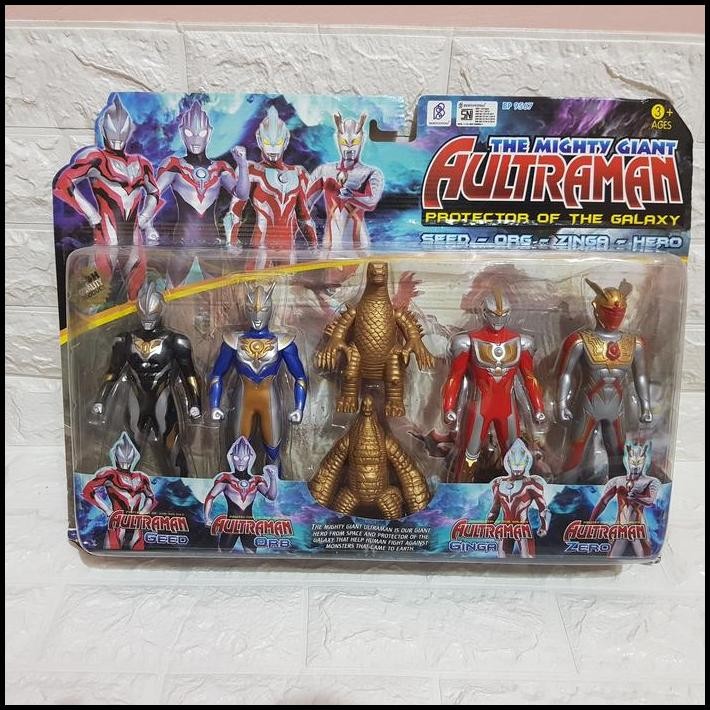 Mainan Set Action Figure Ultraman - Set Ultraman