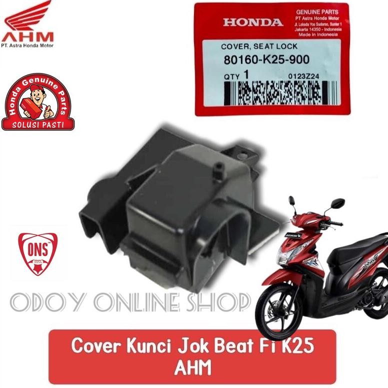 New Cover Kunci Jok Seat Lock Beat Fi K25 2012-2013-2014-2015 Original Ahm Sale