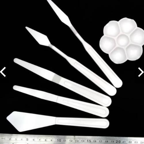 

Painting Knives Set Plus Palette Scraper 6Pcs Pisau Lukis