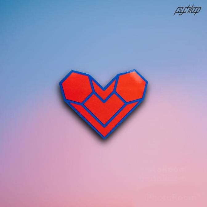 

Ready Sticker Blue Lug Rokkaku heart murah