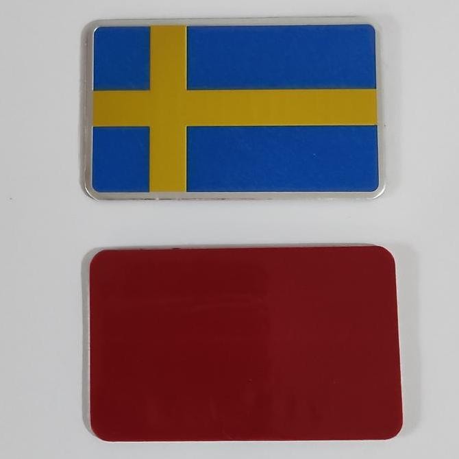 

Baru Stiker aluminium bendera SWEDIA