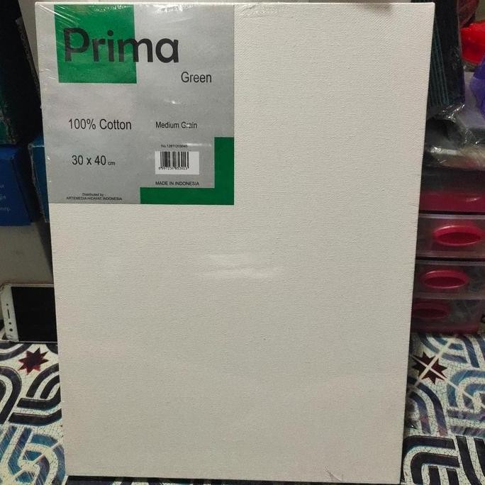 

Prima Canvas 30X40Cm 100% Cotton Medium Grain / Pcs Kayu Stationery