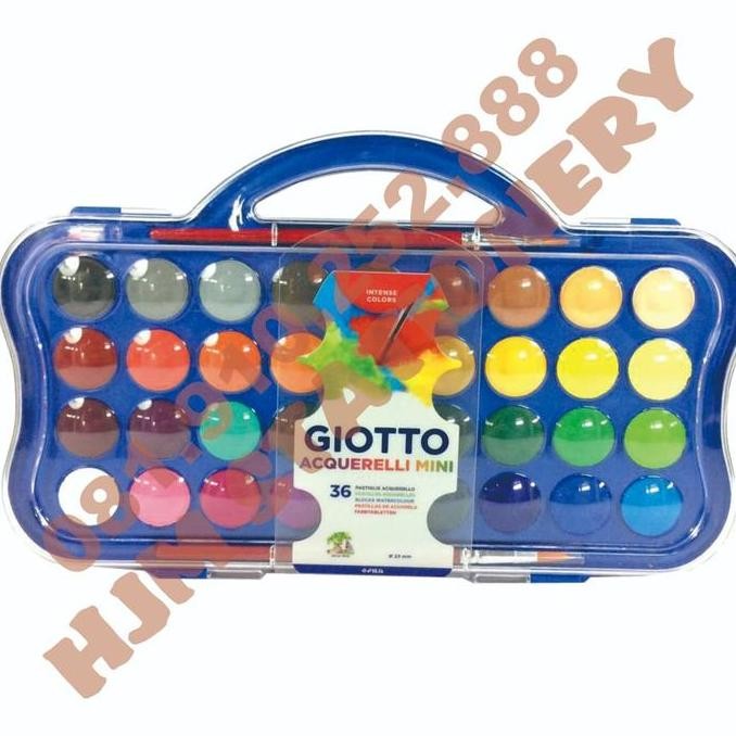 

Giotto Acquerelli Mini 36 Warna Water Color Cake / Cat Air 23Mm 3527