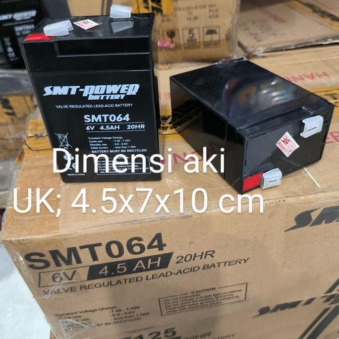 Mobil Aki Anak Smt064 Aki Kering 6V4.5Ah 20Hr