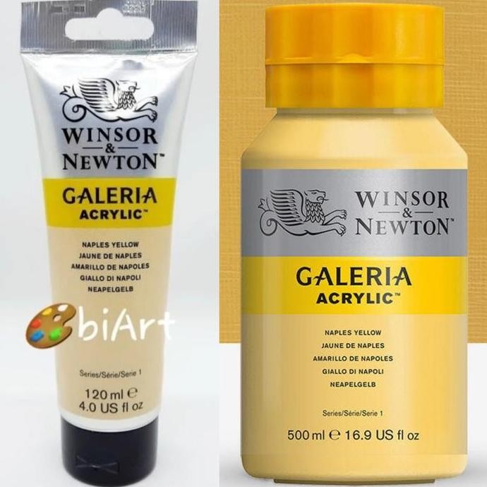 

Cat Akrilik Galeria Acrylic Colour 120 Ml Naples Yellow Winsor & Newto