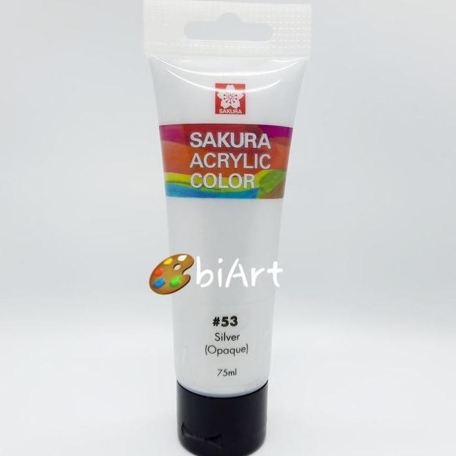 

Cat Akrilik Sakura Acrylic Color 75 Ml Silver