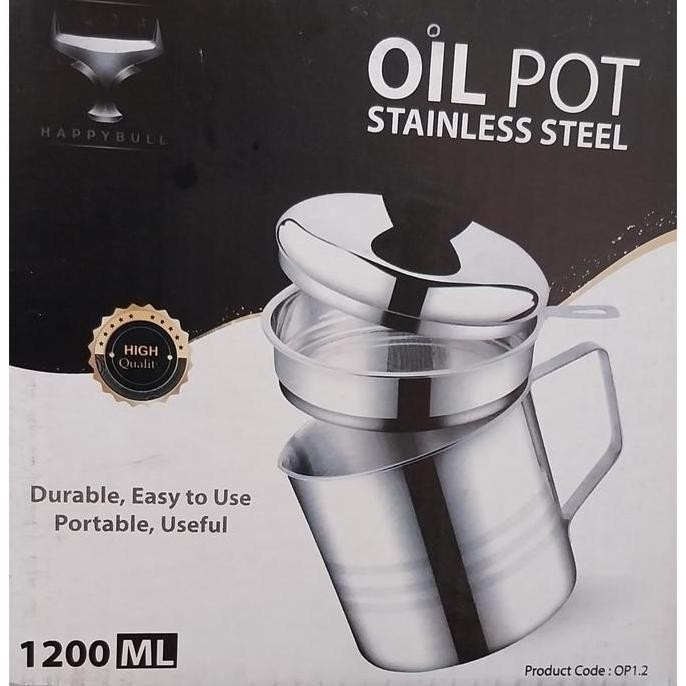 Oil Pot Wadah Saringan Minyak/Tempat Saringan Minyak Bekas Warna