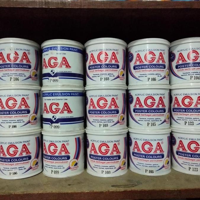 

Cat Poster Aga 1 Kg Putih/ Hitam