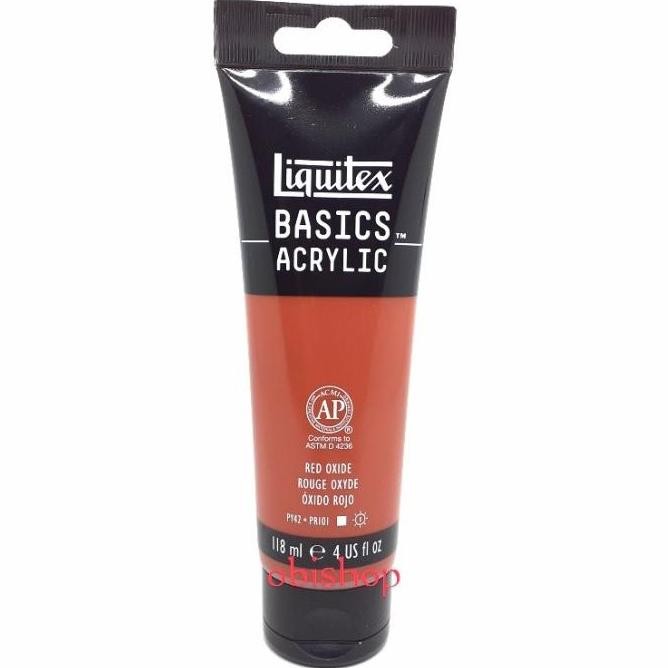 

Cat Akrilik Liquitex Basics Acrylic 118 Ml Red Oxide