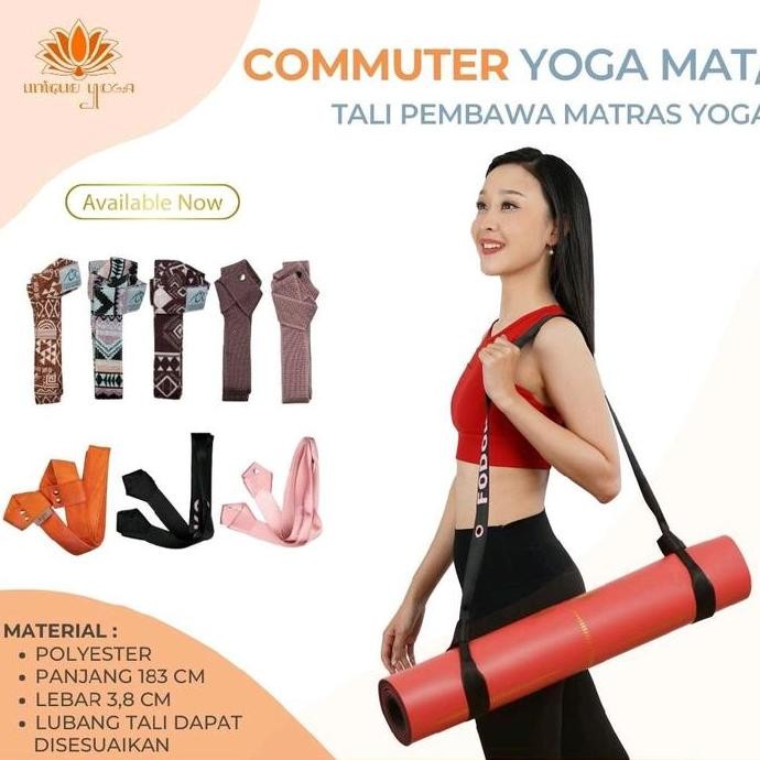 Tali Matras Yoga / Commuter New Ungu Sekelas Lululemon