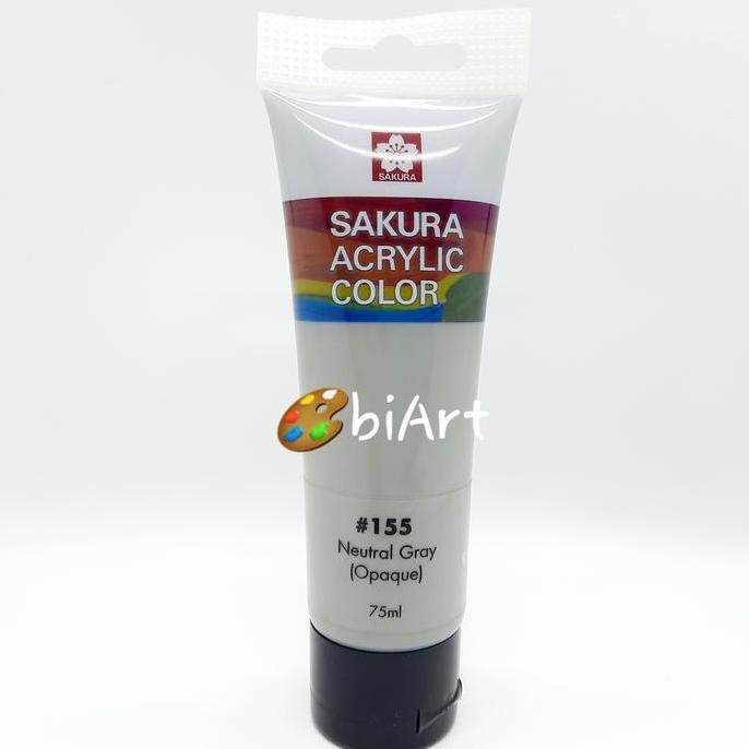 

Cat Akrilik Sakura Acrylic Color 75 Ml Neutral Gray