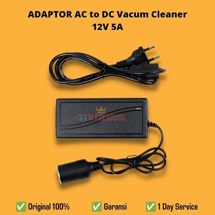 Adaptor Inverter Daya Mobil Power Supply Ac 220V Ke Dc 12V 5A Adapter