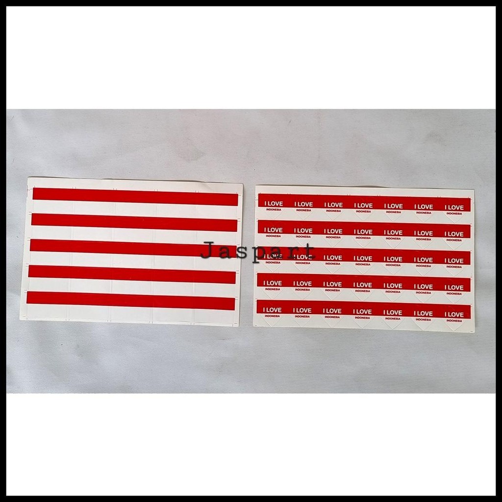 

STICKER PIPI MERAH PUTIH ISI 35DAN 25 PCS TEMPELAN PIPI BENDERA STICKER HUT RI 17 AGUSTUS
