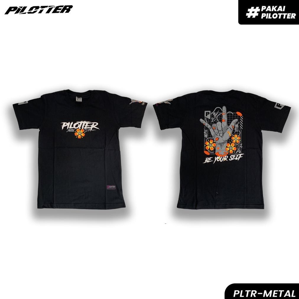 Promo Kaos Pilotter Metal Original Free Stiker Kaos Piloter Kaos Brand Piloter Kaos Racing Pilotter 