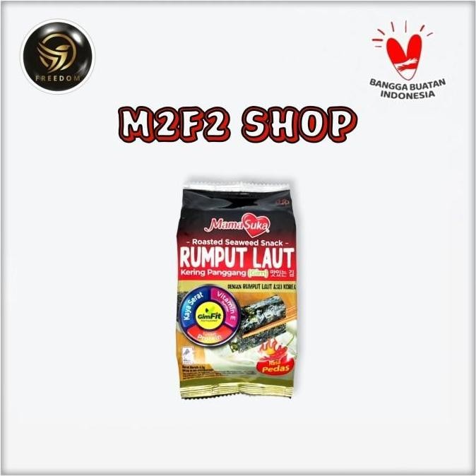 

JB MamaSuka Snack Rumput Laut Panggang Rasa Pedas - 4,5 gr (1 Pack) None