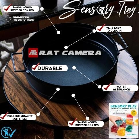 Sensory Tray / Montessori Tray/ Baskom Besi / Baskom Sensory
