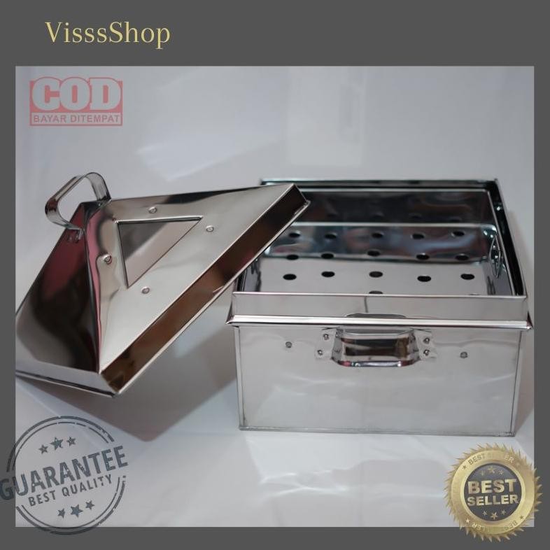 Panci Kukusan Stainless 40 Cm  Klakat Kukus Kotak Dimsum Nugi