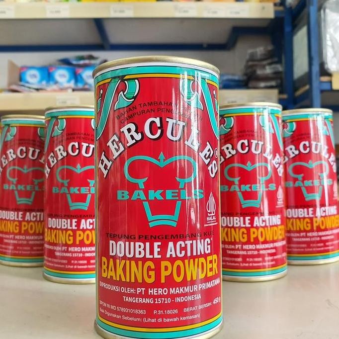

Baking Powder Hercules 450Gr / Baking Powder Double Acting Hercules