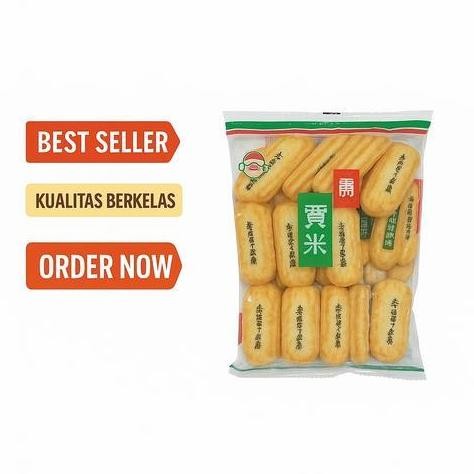 

JB BIN BIN RICE CRACKERS rasa Original 150 Gr Snack Vegan Tanpa MSG None