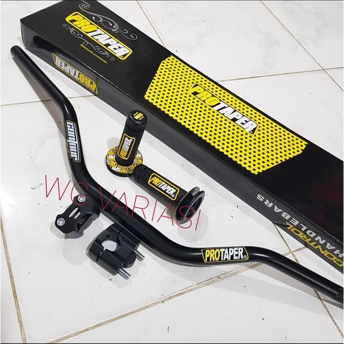 Stang Fatbar Protaper Tipe High Satu Set Handgrip Dan Busa Palang Stang Cocok Untuk Motor Klx Crf Vi