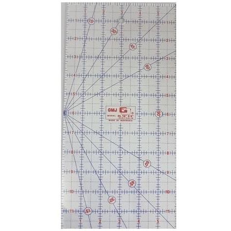 

Tersedia Penggaris Pola Patchwork Quilting GMJ 12x6 - Ruler Jahit Profesional Bahan Akrilik