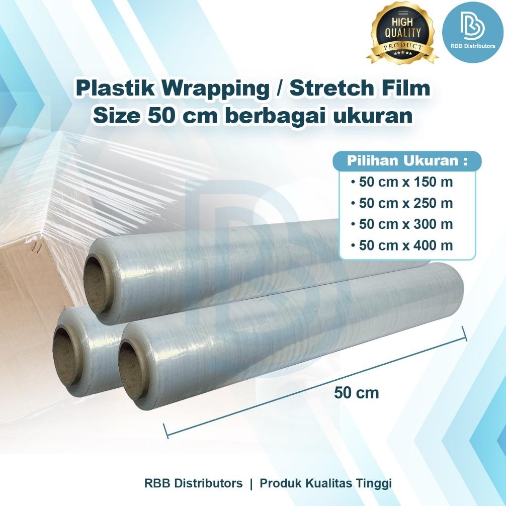 Plastik Wrapping / Wrapping Plastic / Wrapping Stretch Film 50cm Nugi