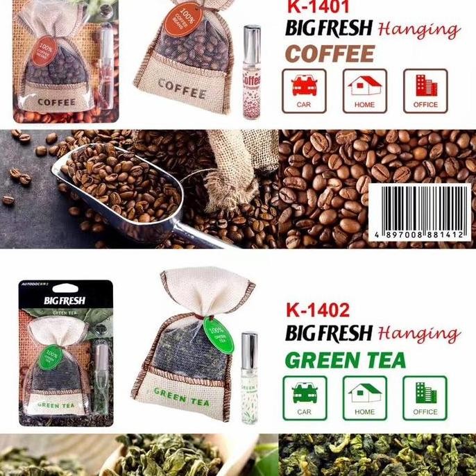 PARFUM MOBIL AUTODOC BIG FRESH COFFEE K-14 PEWANGI KOPI TAHAN LAMA SHOPEE