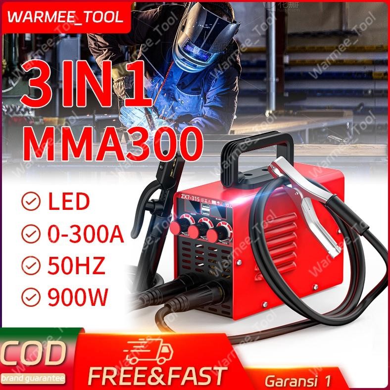 Terlaris Warmee Mesin Las Listrik Led Mma300 900Watt Alat Las Listrik 120A 220V Las Listrik Mini
