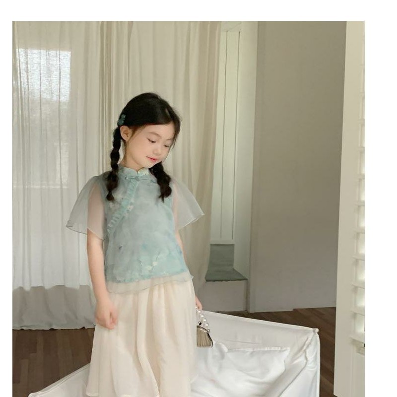 Sky Bubbles Setelan Anak Perempuan Mode Baru