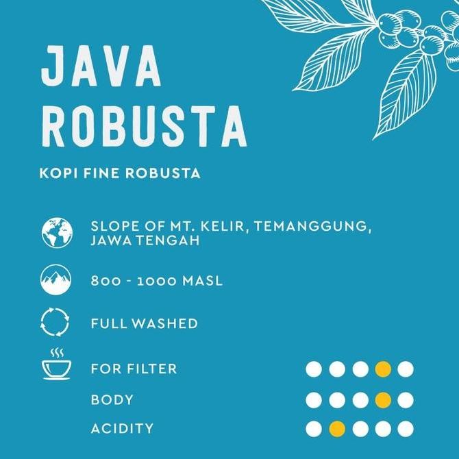 

Biji / Bubuk Kopi Fine Robusta 200Gr Temanggung - Jawa Coffee Premium - Grind Fine Kualitas Terbaik Harga Termurah