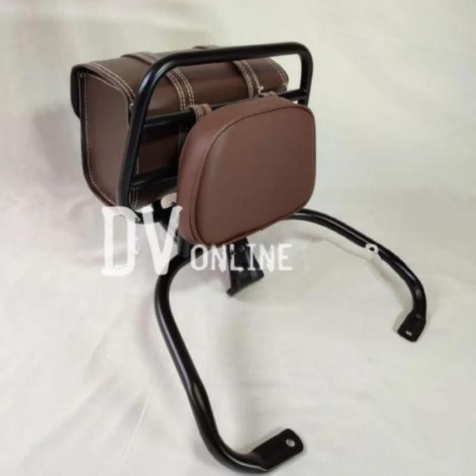 Backrack / Sandaran Jok / Tas Vespa Primavera Sprint LX S125/150 & GTS