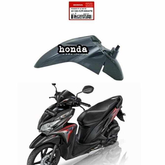 slebor spakbor depan vario 125 old 2012 2013 2014 hitam abu ori ahm