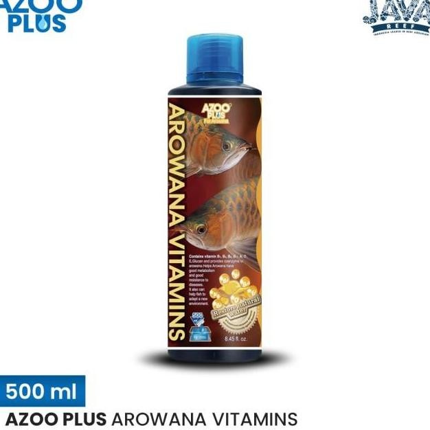 (RATU BEE) AZOOPLUS AROWANA VITAMINS 500ML - VITAMIN IKAN ARWANA AQUARIUM AKUARIUM IKAN HEWAN PELIHA