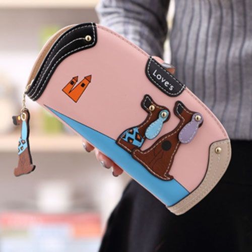 

Dompet Kartun Segar Gaya Korea Fashion Baru/Tas Clutch Ritsleting/Pemegang Kartu Panjang