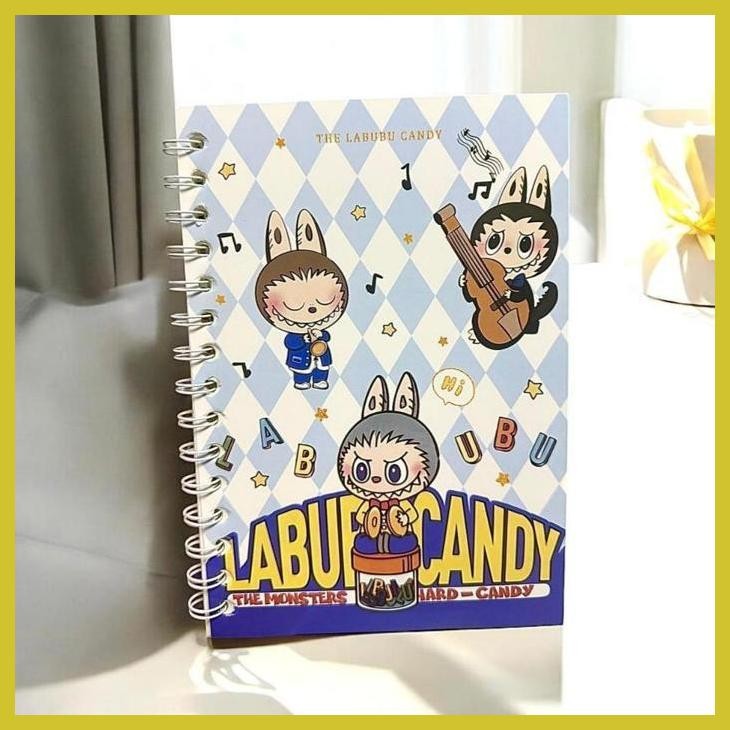 

(VIRAL PRODUK) *LABUBU BUKU TULIS RING NOTEBOOK /BUKU TULIS SEKOLAH STATIONERY PAPER KERTAS / BUKU CATATAN PRIVASI AMAN