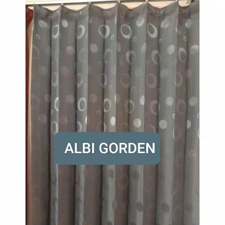 Gorden Plisket Polkadot Gorden Cantolan Kawat S Nugi