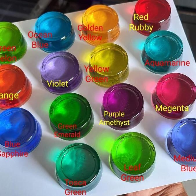 

Liquid Dye - Pigment Cair Transparant Untuk Resin 25 Ml Ada 15 Warna