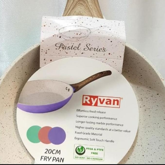 Wajan Penggorengan Marble Viera Ryvan Fry Pan 20Cm Tms99-004 Induksi