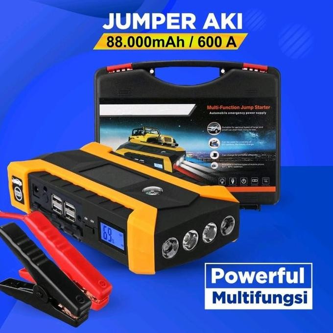 Powerbank Jumper Aki Mobil Powerbank 88.000Mah Usb Jamper Aki Portable