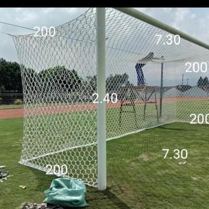 Termurah Jaring Gawang Soccer Ball Net Import Bahan Polyster + Tas Import Bagus