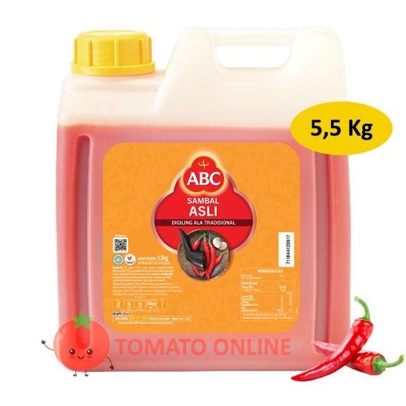 

Saus Sauce Sambal ABC Jerigen Dirigen Galon 5.7 kg / 5.7kg BS