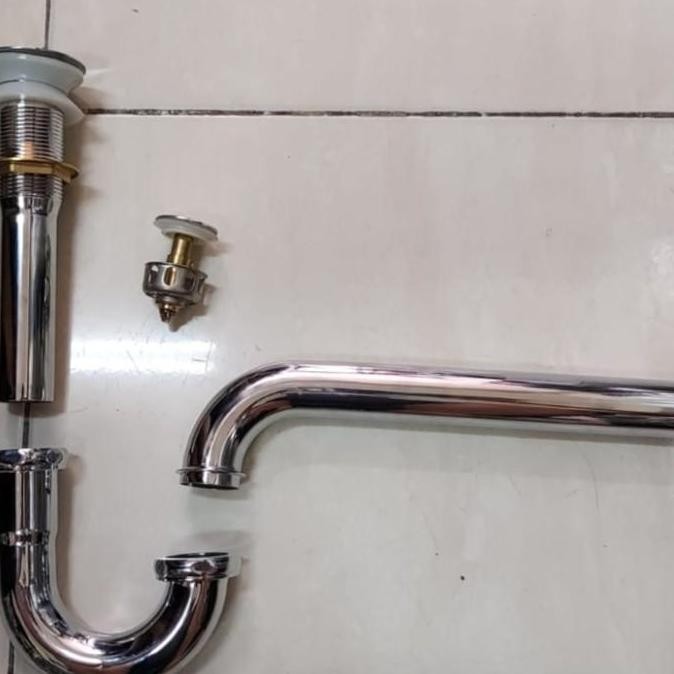 ] Sifon Leher Angsa Wastafel Pop Up / Avur Wastafel Stainless Tebal