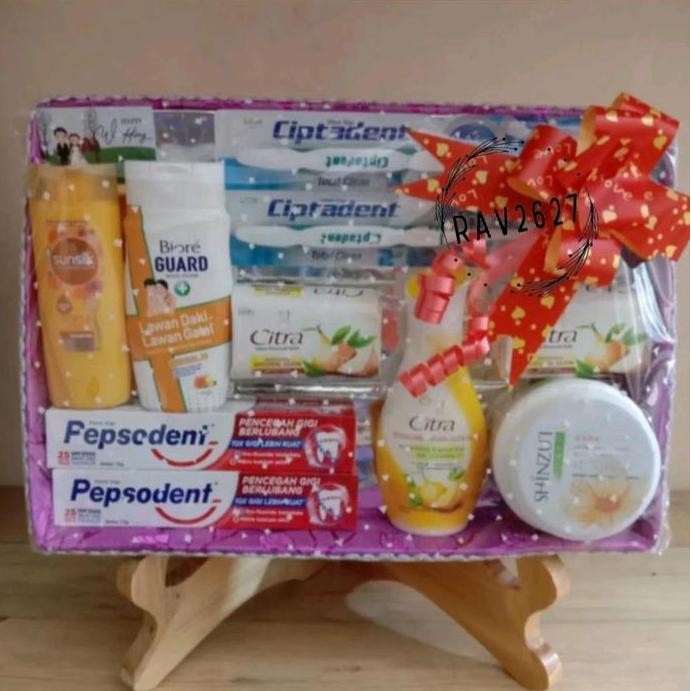 Paket Seserahan Hantaran Nikah Perlengkapan Mandi Box/Seserahan