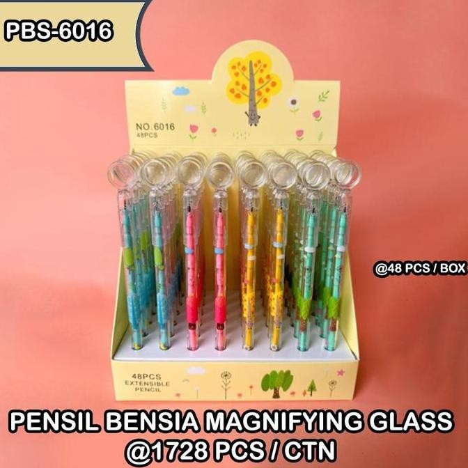 

\"\"\"\] pensil bensia amat kode pbs 6016 satuan ( kaca pembesar magnifying glass)