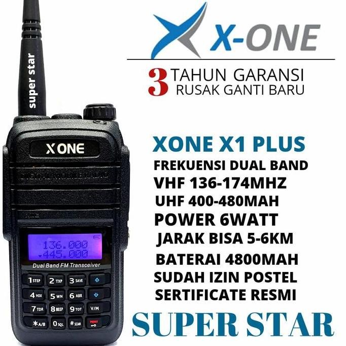 Handy Talky Ht X One Uv X1 Plus 6 Watt Dual Band