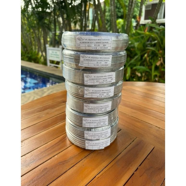 Aluminium Kawat Bonsai 1/4 Kg Nugi