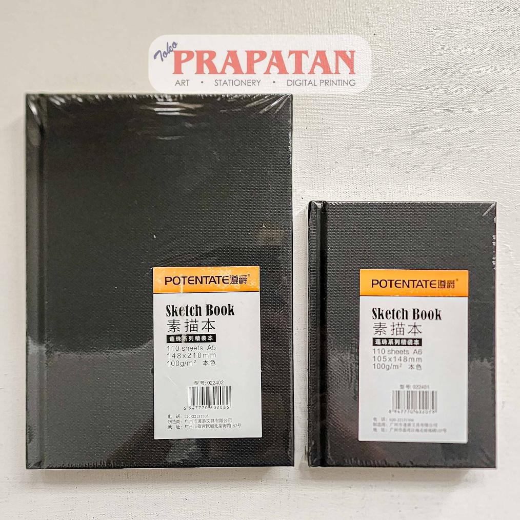 

Potentate Sketchbook Hard Cover A6/A5 | Buku Gambar Nugi